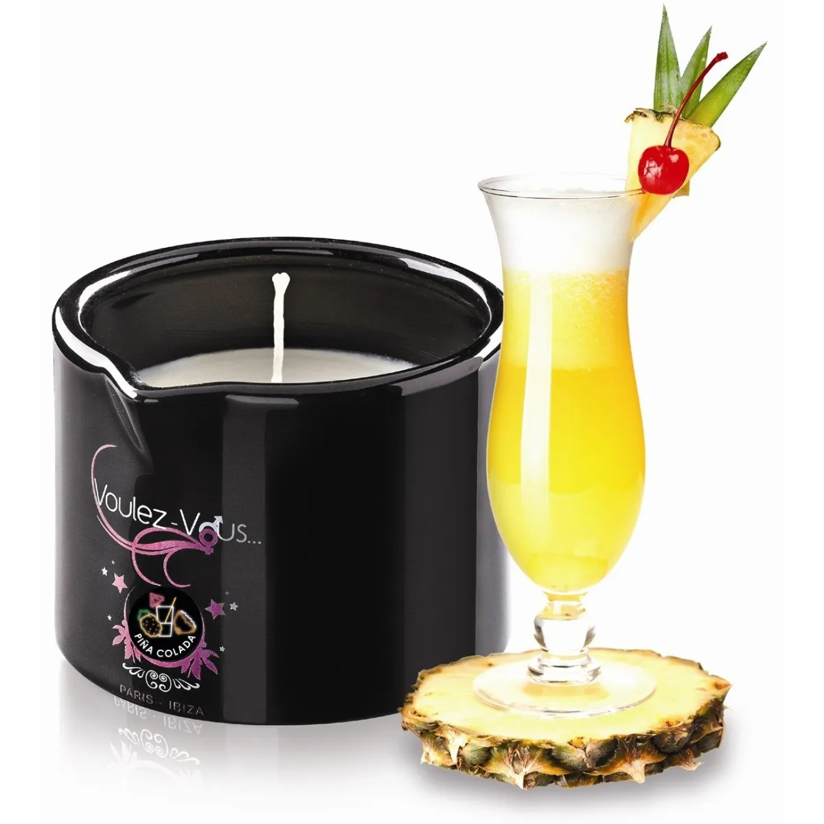 Gourmet Massage Candle Pina Colada - 180 Gr