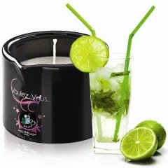 Vela de massagem gourmet Mojito - 180 Gr