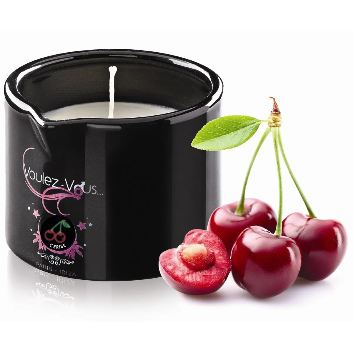 Vela de Masaje Cherry Gourmet - 180 Gr