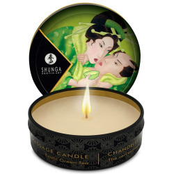 Massage candle Glow and caress exotic green tea - 30 ml Shunga - 1