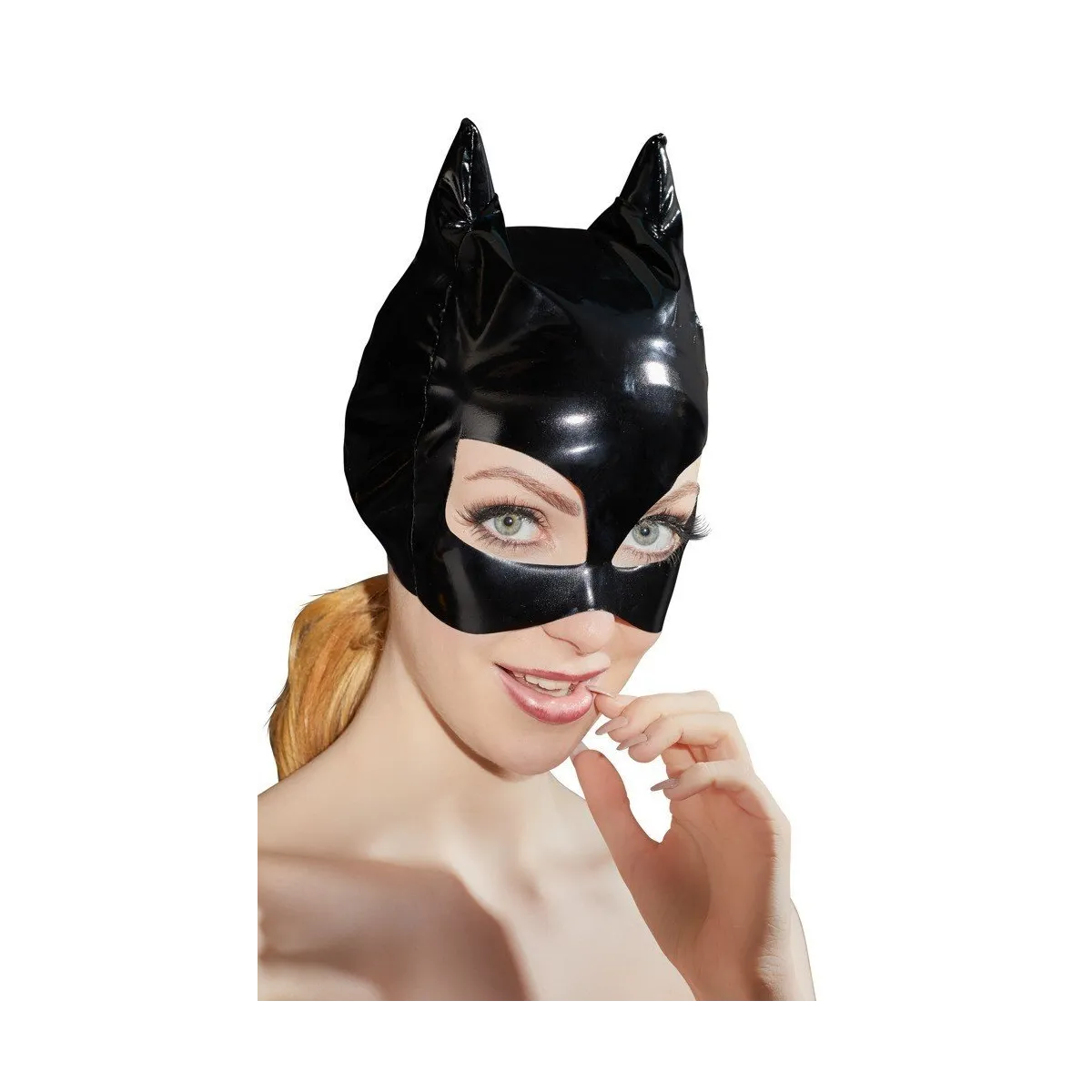 Máscara de Catwoman de vinilo