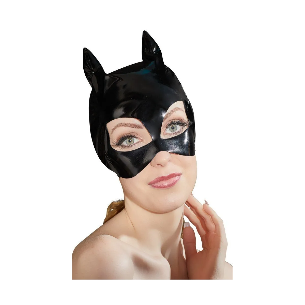 Máscara de Catwoman de vinilo