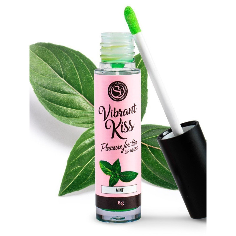 Gloss Vibrante Beijo" Sabor de Menta - 6 Gr"