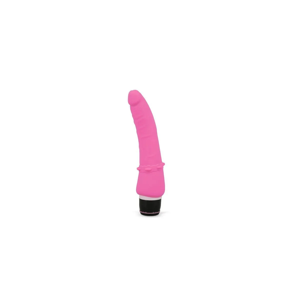 Clássica carne de silicone 21Cm curva rosa