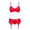 Jolierose Ensemble 3 Pcs - Rouge