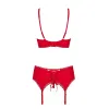 Jolierose Ensemble 3 Pcs - Rouge