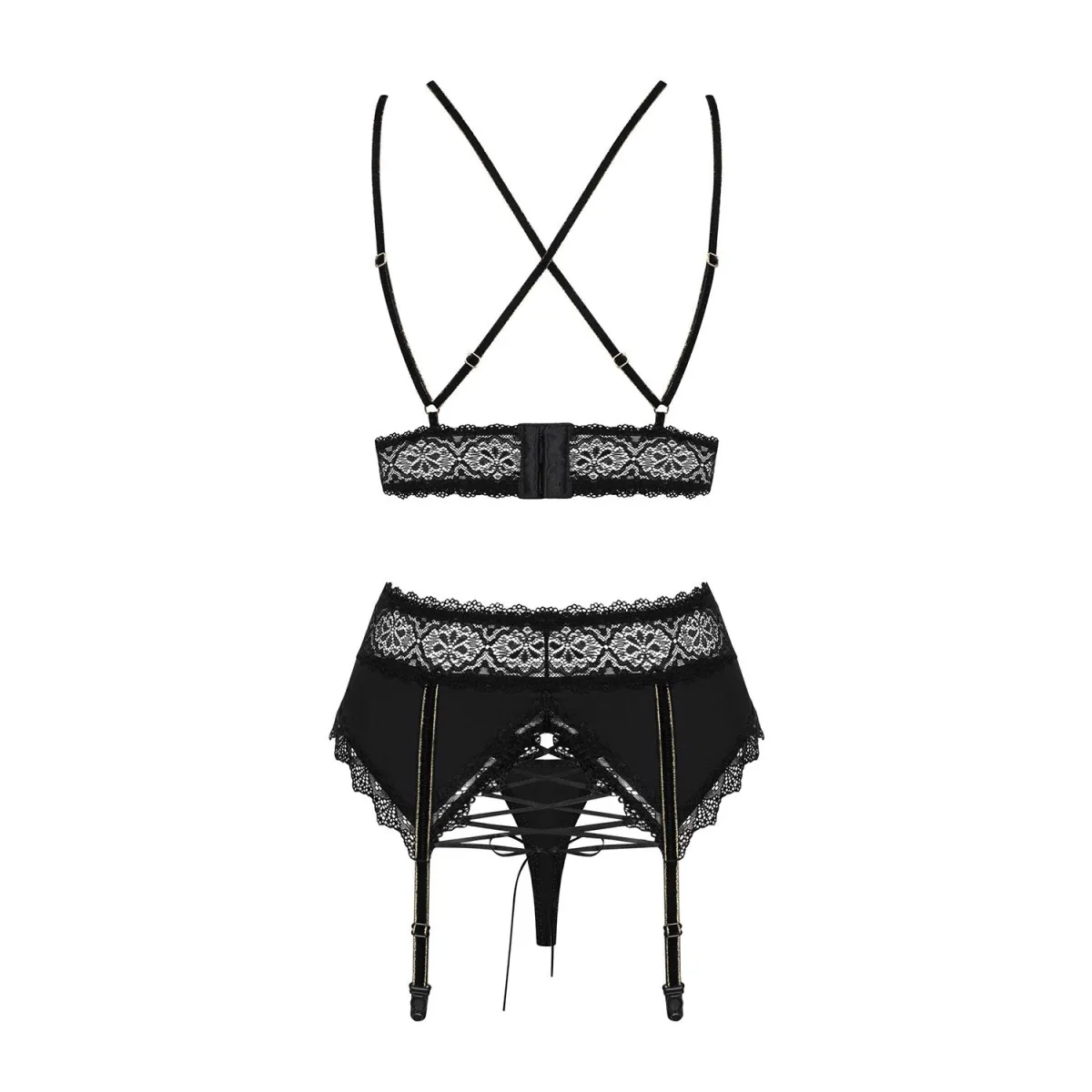 Lolitte Set 3 Pcs - Preto