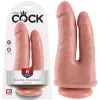 Double Dildo Suction Cup Realistic King Cock