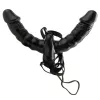 Double Vibromasseur Delight Noir - 32 Cm