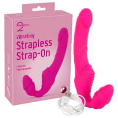Dual Strapless Rechargeable Vibrator