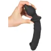 Duplo vibrador de silicone vaginal e anal