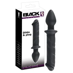 Double Vaginal And Anal Silicone Dildo