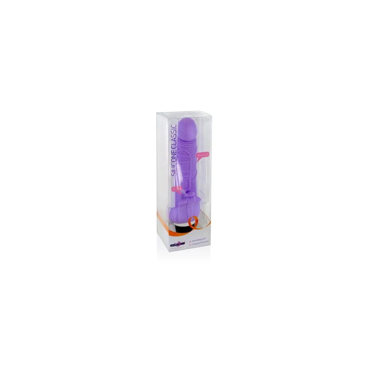 Classic Silicone Flesh 22Cm Purple