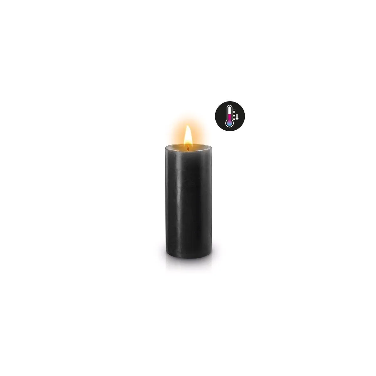 Black Low Temperature Candle