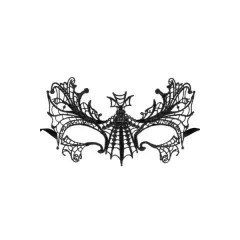 Loup Noir Souple Brodé Aube Eclipse