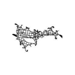 Loup Broderie Croissant De Lune Eclipse Maskarade - 1