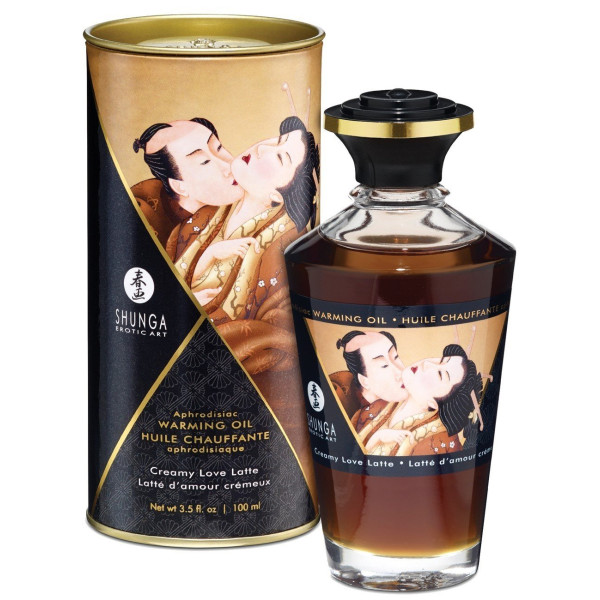 Huile Chauffante Aphrodisiaque - Latte D'Amour Cremeux  
