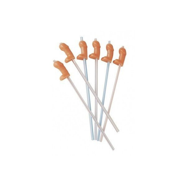 Caixa de 6 canudos de pênis