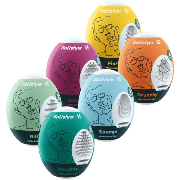 Masturbateur X 6 Satisfyer Egg