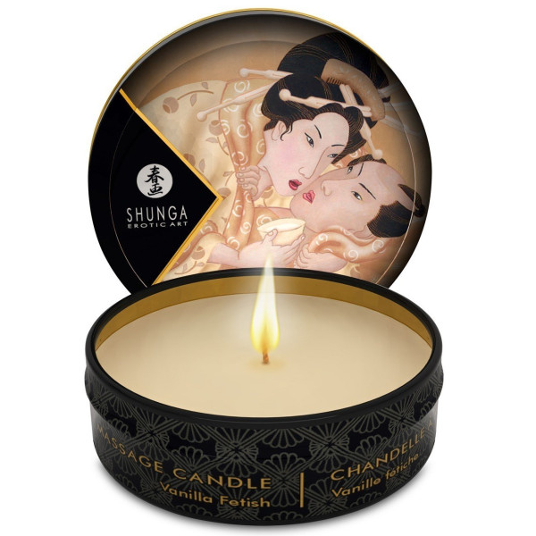 Vela de massagem Brilho e carícia de baunilha - 30 ml