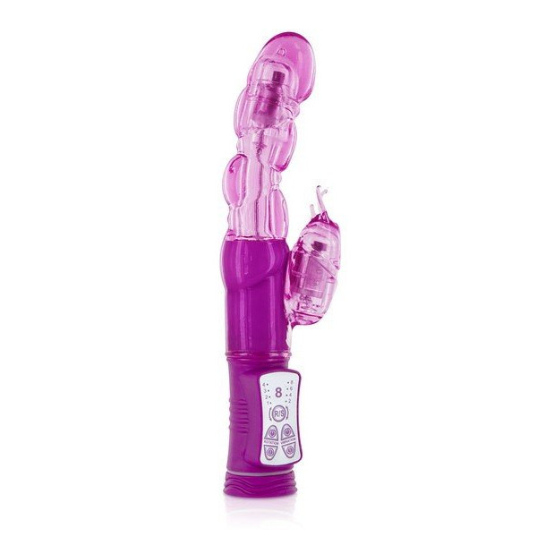 Conejo rosa con cabezal giratorio USB